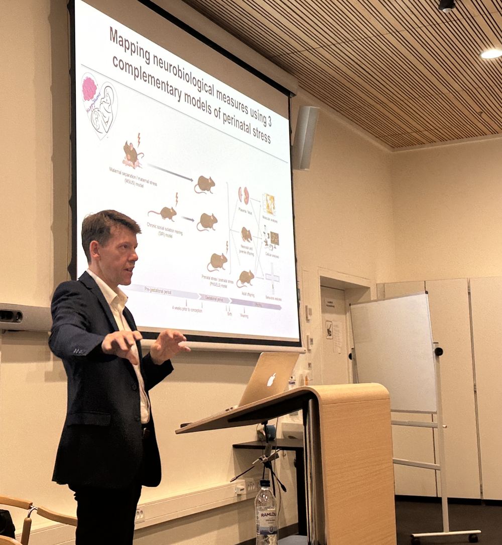 Anthony Vernon giving his pre-inaugural lecture, 7 October 2026.